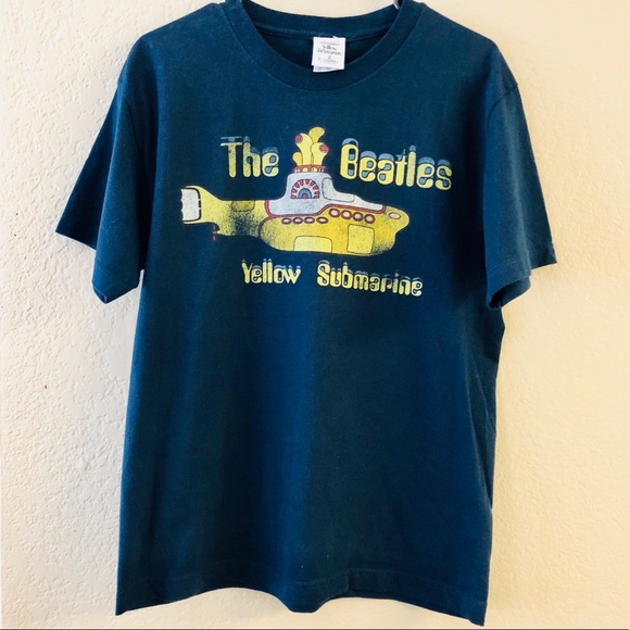Tops - The Beatles Yellow Submarine band tee